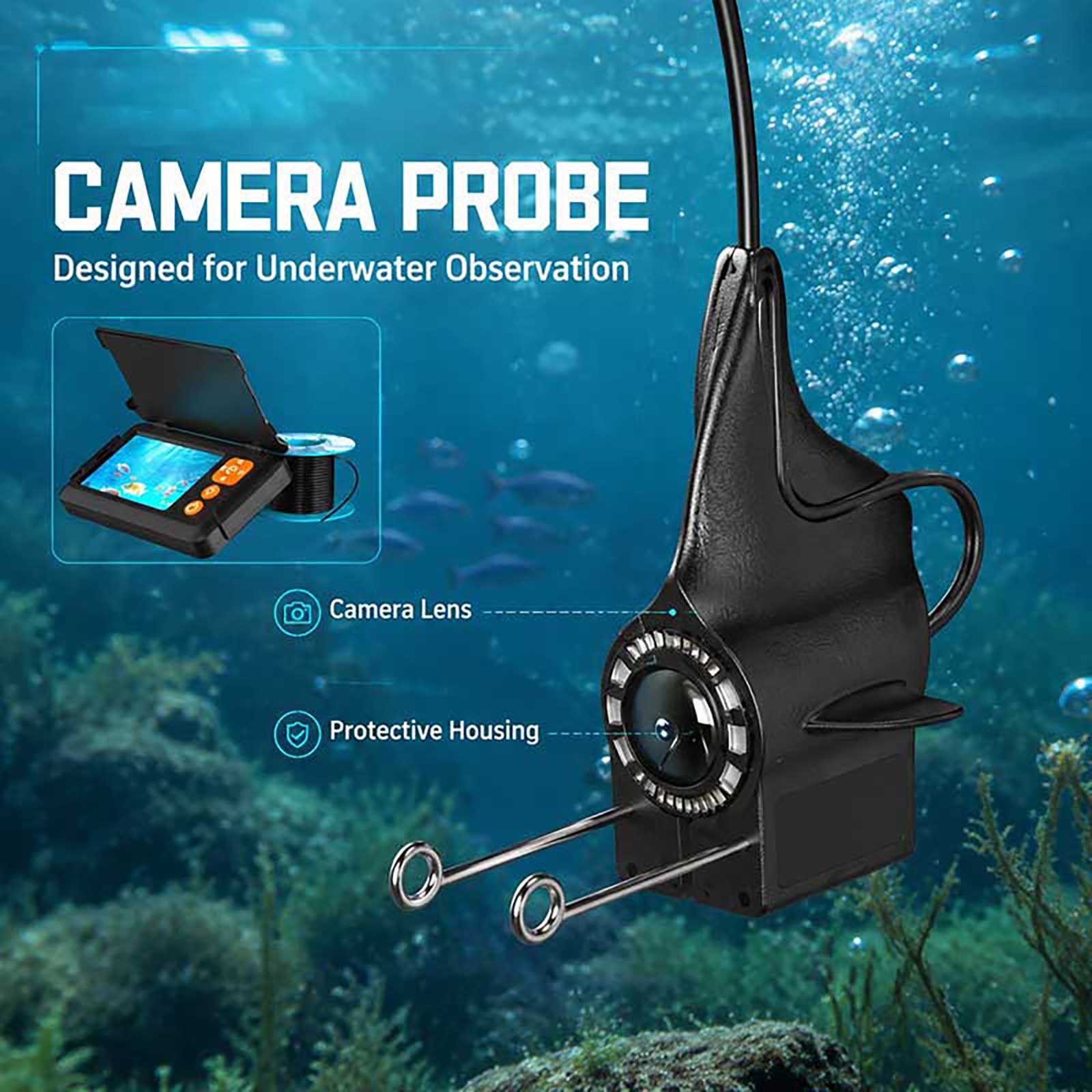 Kamera Pencari Ikan Bawah Air  - Fishing Boat Depth Finder ulasan dan harga
