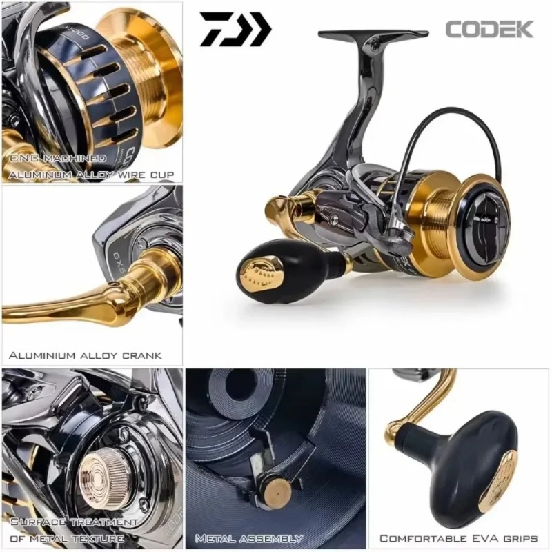 Reel Pancing Daiwa CODEK Spinn - Abu Garcia Reel Max ulasan dan harga