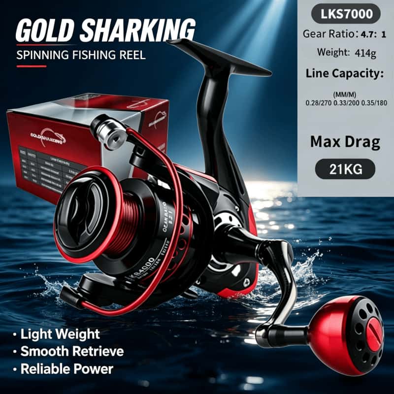 GOLD SHARKING-Reel Pemintal, R - Daiwa Reel Fuego ulasan dan harga