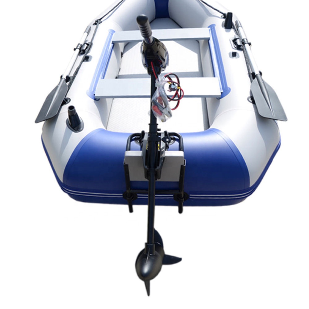 Perahu Karet Tiup PVC 4 Orang, - Fishing Boat Outboard Motor ulasan dan harga