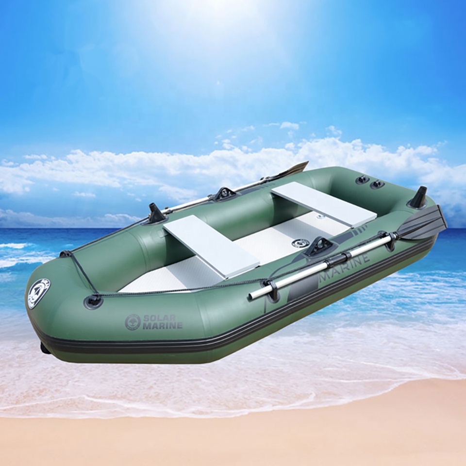 Perahu Karet Tiup PVC 4 Orang, - Fishing Boat Outboard Motor ulasan dan harga
